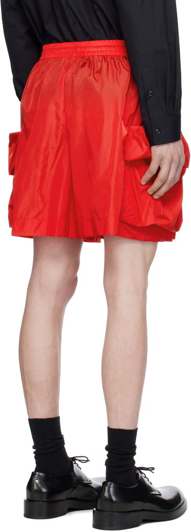 Къси панталони Simone Rocha Simone Rocha Cargo Flap Pocket Drawstring Shorts Червено | 4135 1067, 2
