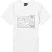 Тениска A.P.C. Carl Mind Map T-Shirt Бяло | COBQX-H26264-AAB, 2