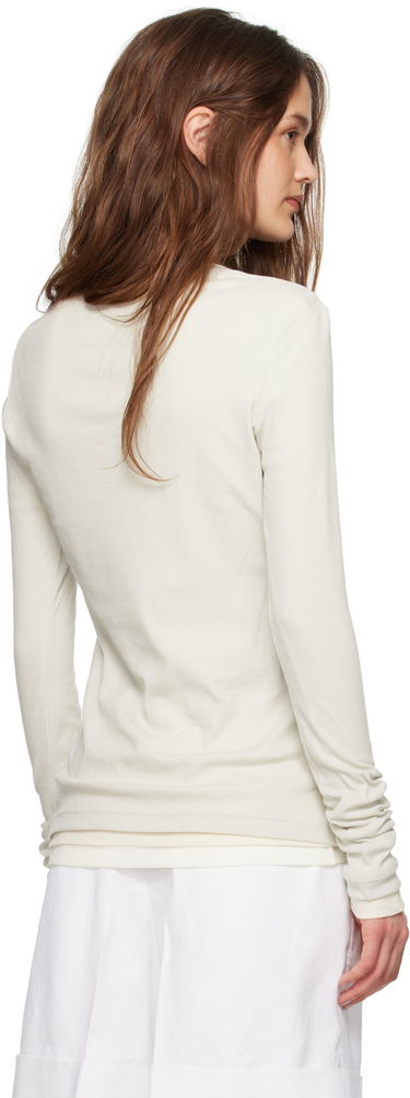 Пуловер Jil Sander Jil Sander '3 Layers' Long Sleeve T-Shirt Set Бяло | J40FV0104_JTN356, 2