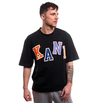 Тениска Karl Kani Woven Signature Multicolor Logo Tee Черно | KK6069140