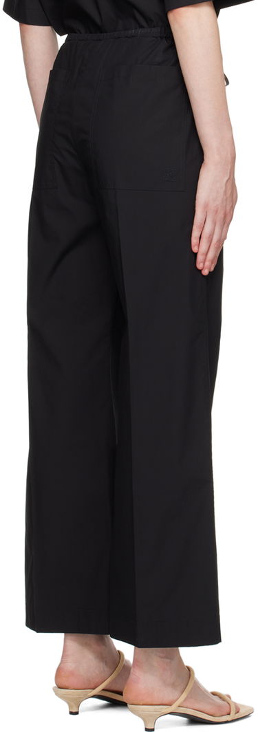 Панталони TOTEME TOTEME Drawstring Wide Leg Trousers Черно | 243-WRB1709-FB0217, 2