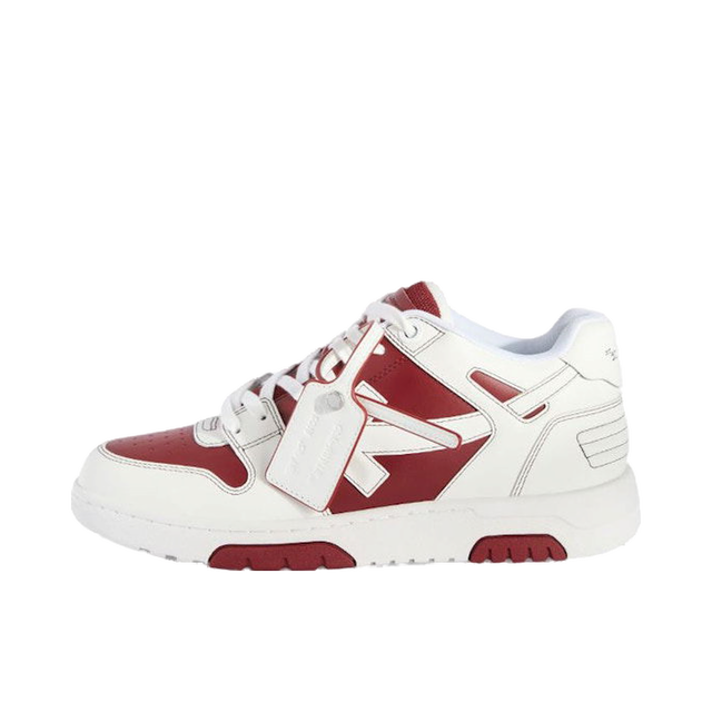 Out Of Office OOO Low Tops Brick Red White