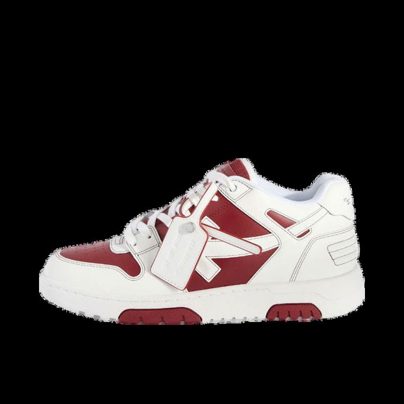 Кецове и обувки Off-White Out Of Office OOO Low Tops Brick Red White Червено | OMIA189S24LEA0042701