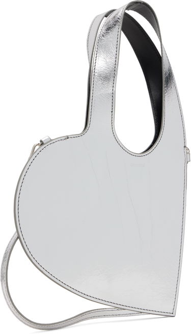 Голяма пазарска чанта Coperni Coperni Mini Heart Tote Bag Металик | COPBA93F6051, 1