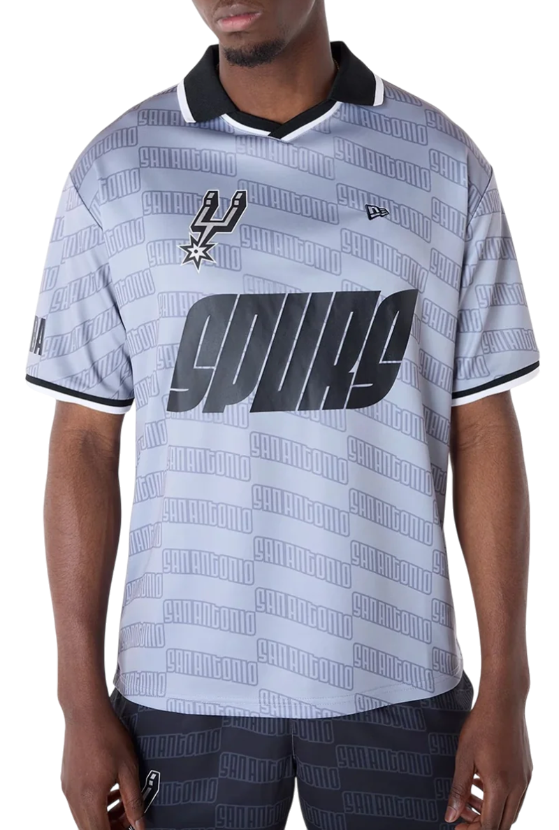 Фланелка New Era NBA San Antonio Spurs Oversized T-Shirt Сиво | 60596437-60596437, 0