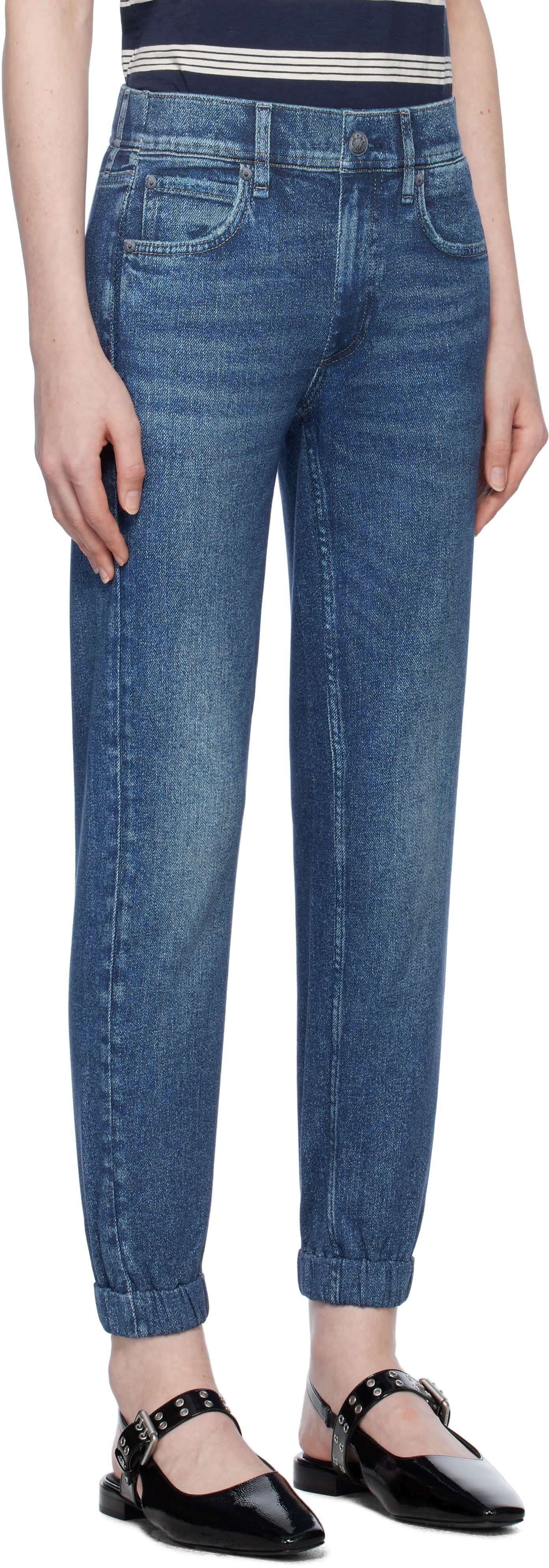 Дънки rag & bone Miramar Jogger Lounge Pants Синьо | WCW24H70048204, 1