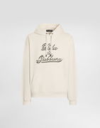 Jersey Hoodie with Dolce & Gabbana Embroidery