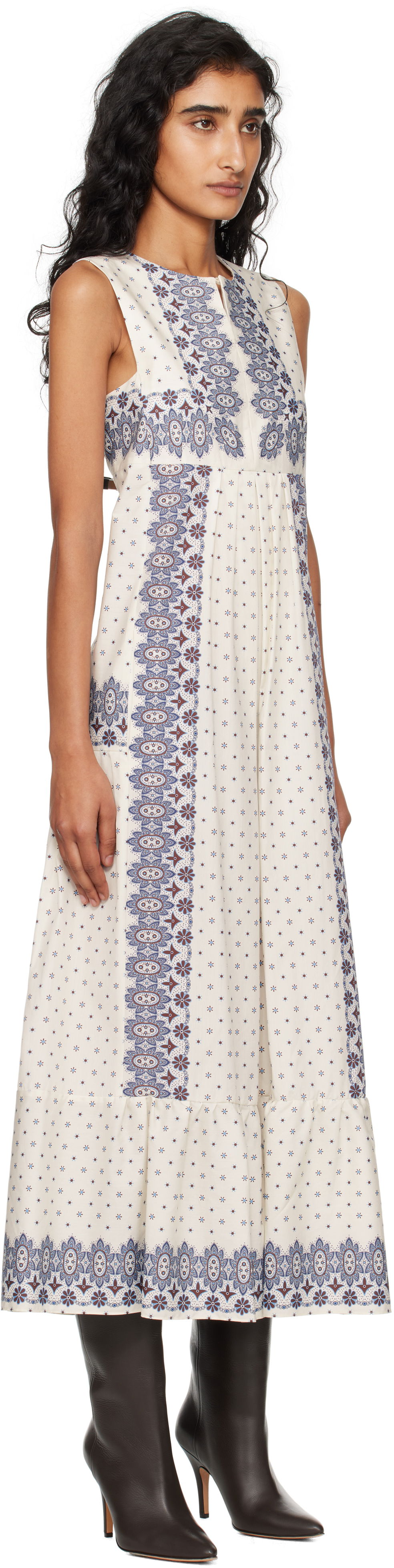 Pокля Max Mara Weekend Max Mara Manila Midi Dress Бяло | 2525226021600, 1