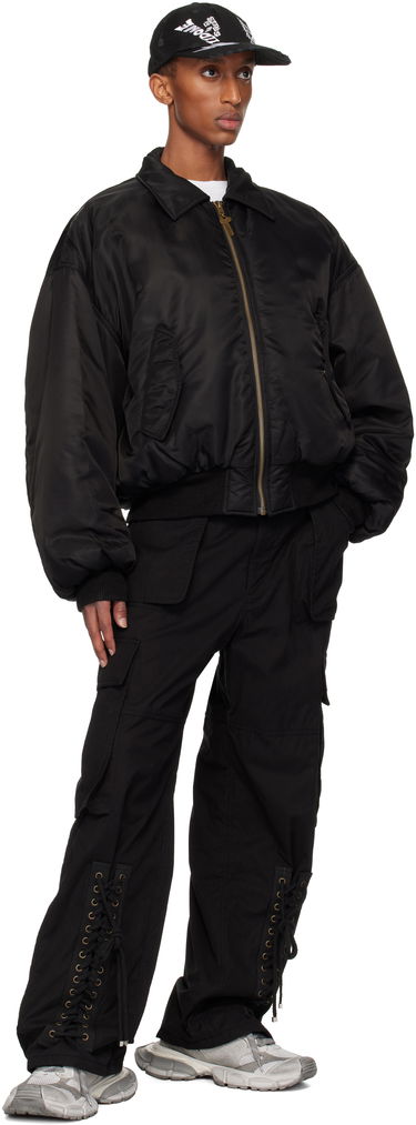Яке бомбър We11done Collar Bomber Jacket Черно | WD-JP3-24-023-U-BK, 3