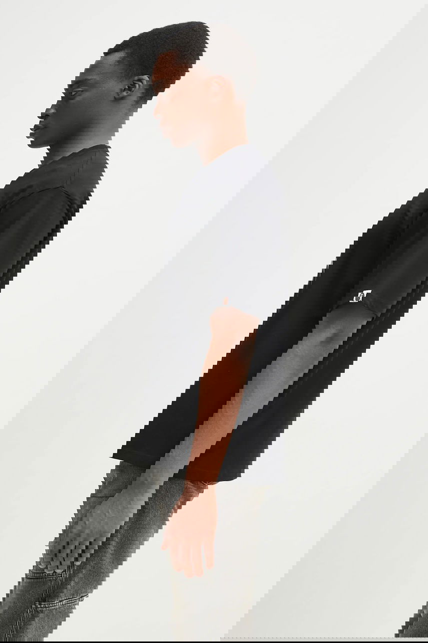 Тениска BAPE T-Shirt Chain Stitch Shark Appliqué Черно | 1L30109343, 1