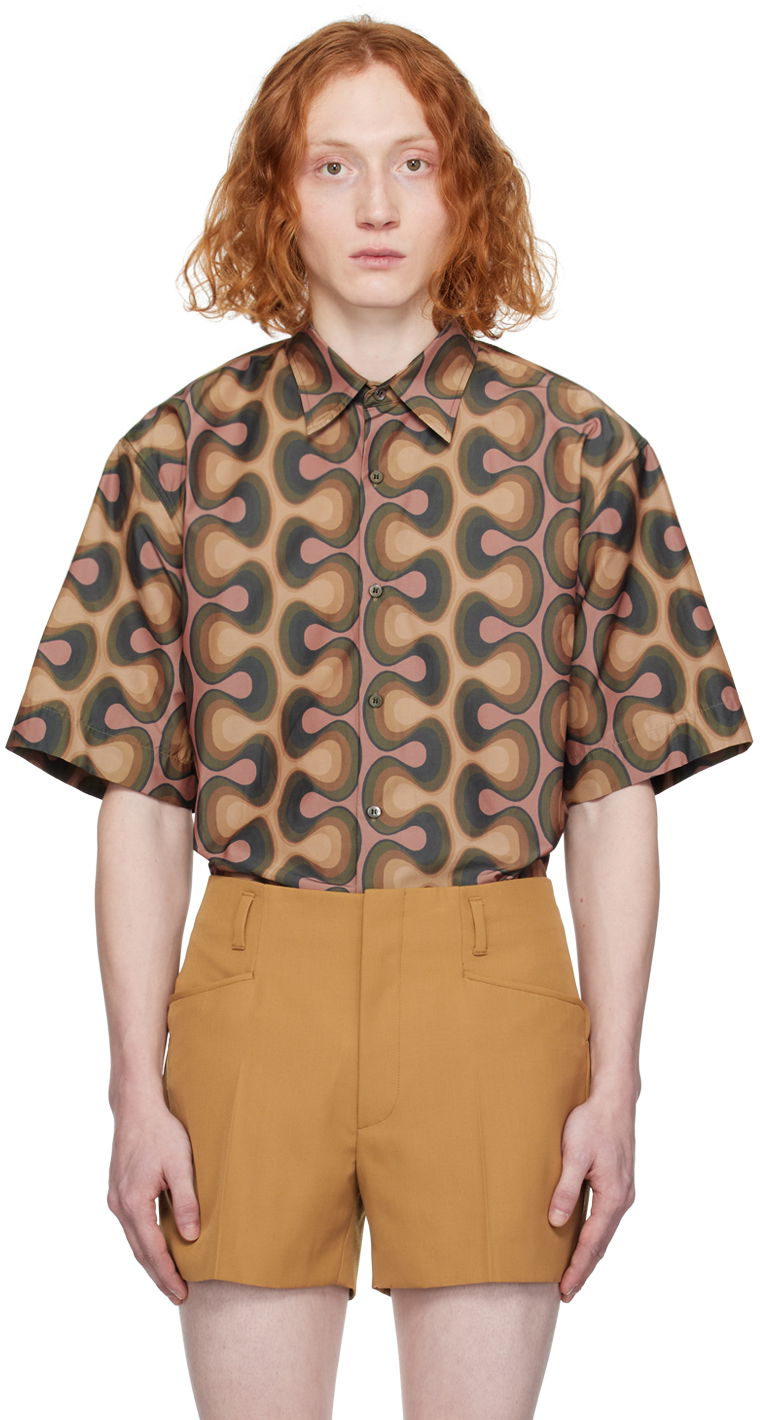 Риза Dries Van Noten Printed Shirt Многоцветен | 241-020709-8027, 0