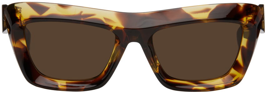 Слънчеви очила Bottega Veneta Scoop Squared Acetate Sunglasses Кафяво | BV1283S, 0