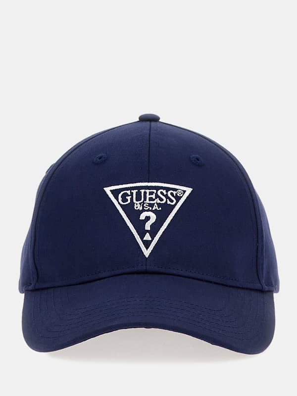 Шапка с козирка GUESS Front Logo Baseball Cap Тъмно синьо | Z4YZ00WFKN0