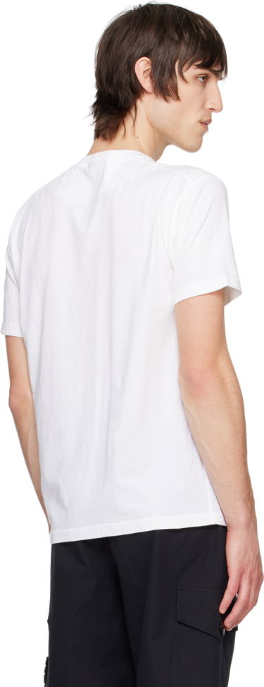 Тениска Stone Island Stone Island Organic Cotton Jersey Fissato T-Shirt Бяло | K1S15 2100219 S0057, 2