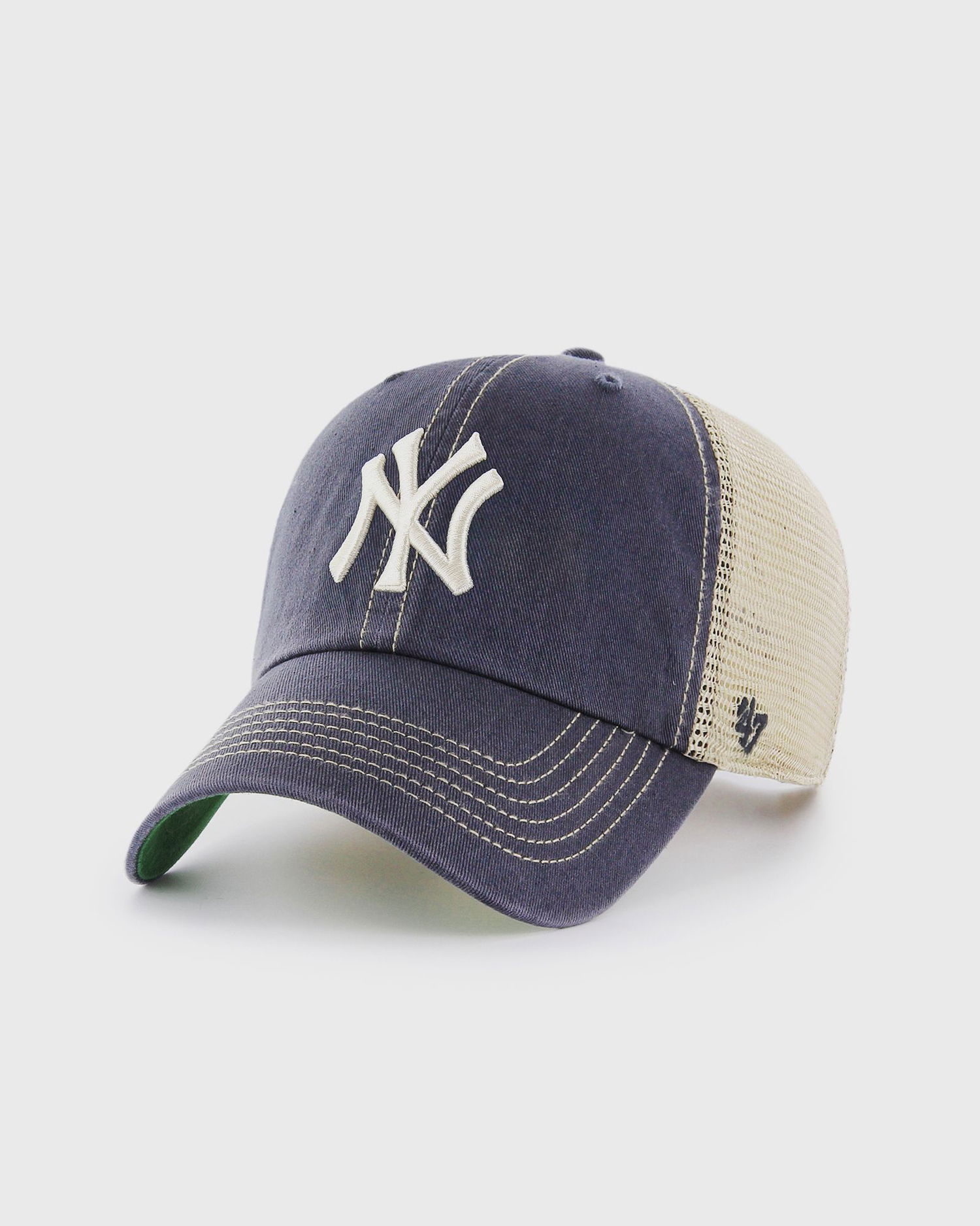 Шапка с козирка '47 Brand '47 New York Yankees CLEAN UP Trawler Meshback Cap Тъмно синьо | B-TRWLR17GWP-VNA, 0