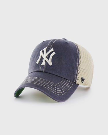 Шапка с козирка '47 Brand '47 New York Yankees CLEAN UP Trawler Meshback Cap Тъмно синьо | B-TRWLR17GWP-VNA, 0