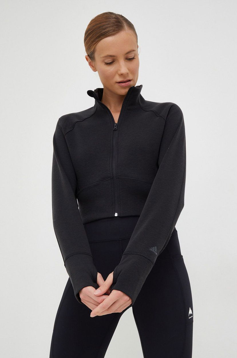 Суитчър adidas Performance Adidas Performance Training Cropped Jacket Черно | HD8944