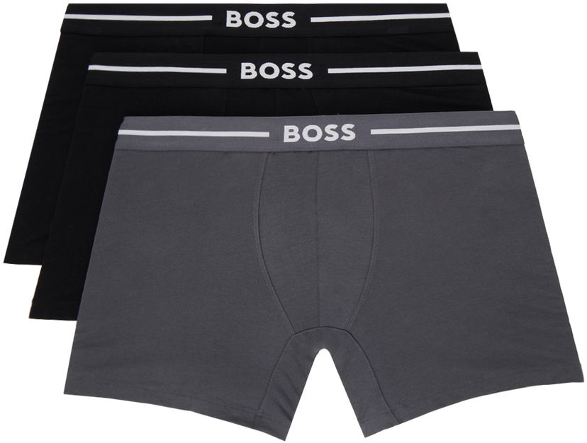 Боксерки BOSS Three-Pack Boxers Черно | 50508877