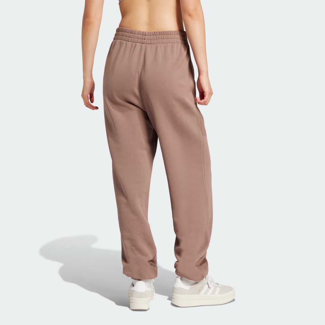 Спортни панталони adidas Performance Essentials French Terry Joggers Кафяво | JD1523, 1