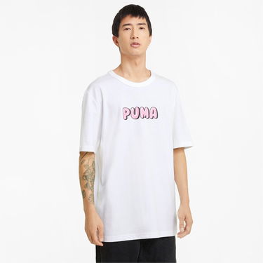 Тениска Puma Downtown Graphic Tee L Бяло | 530899-02, 0