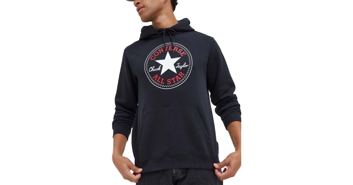 Суитчър Converse Go-To All Star Fleece Черно | 10025470-a01-001, 1
