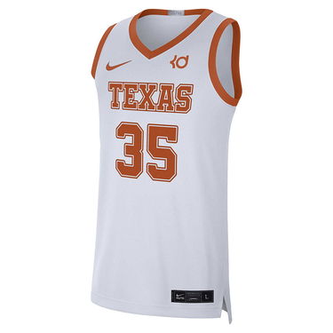 Фланелка Nike NCAA TEXAS LONGHORNS DRI-FIT LIMITED EDITION JERSEY KEVIN DURANT Бяло | CN3018-100, 1