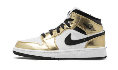 Кецове и обувки Jordan Air Jordan 1 Mid "White Metallic Gold" Металик | DC1419-700, 0
