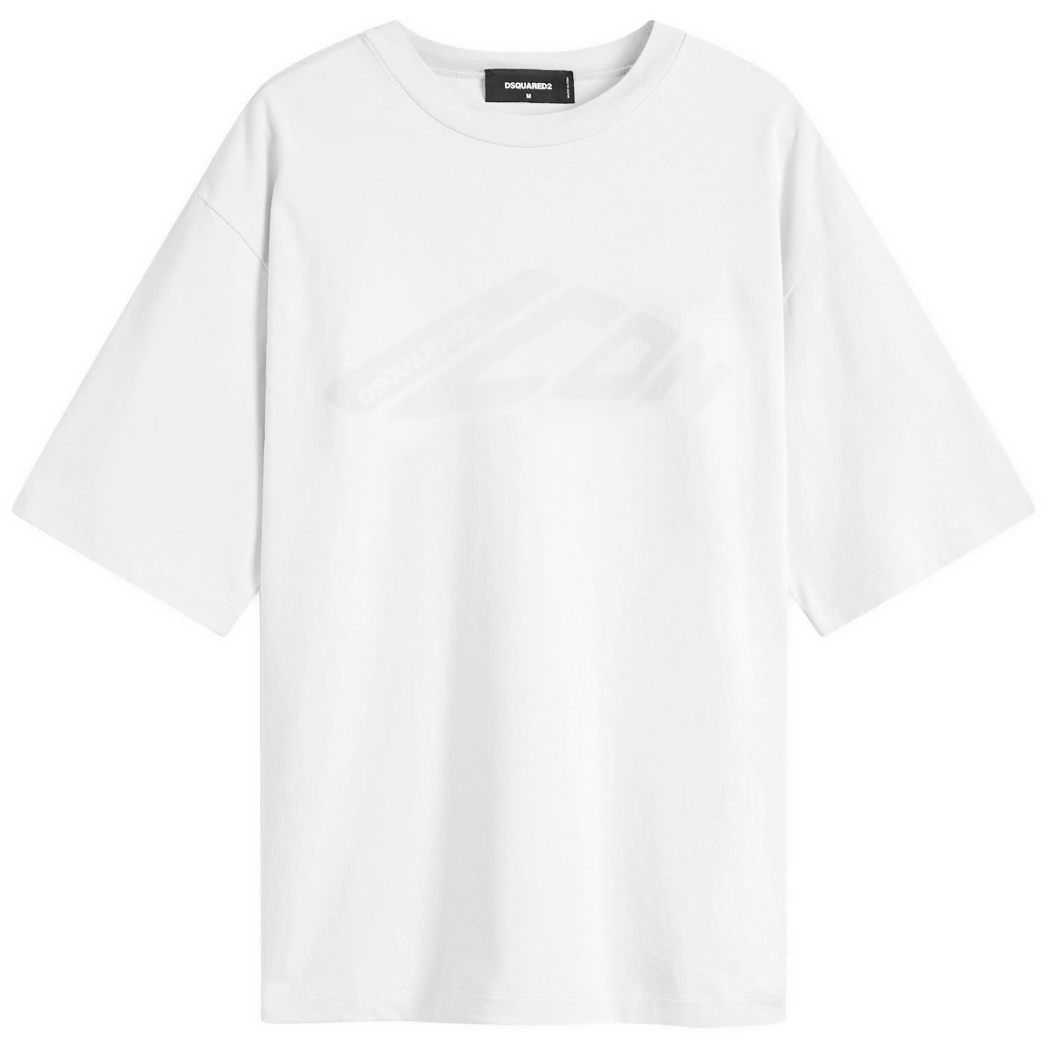 Тениска DSQUARED2 ICON Loose Fit T-Shirt Бяло | S79GC0107-S24583-100, 0