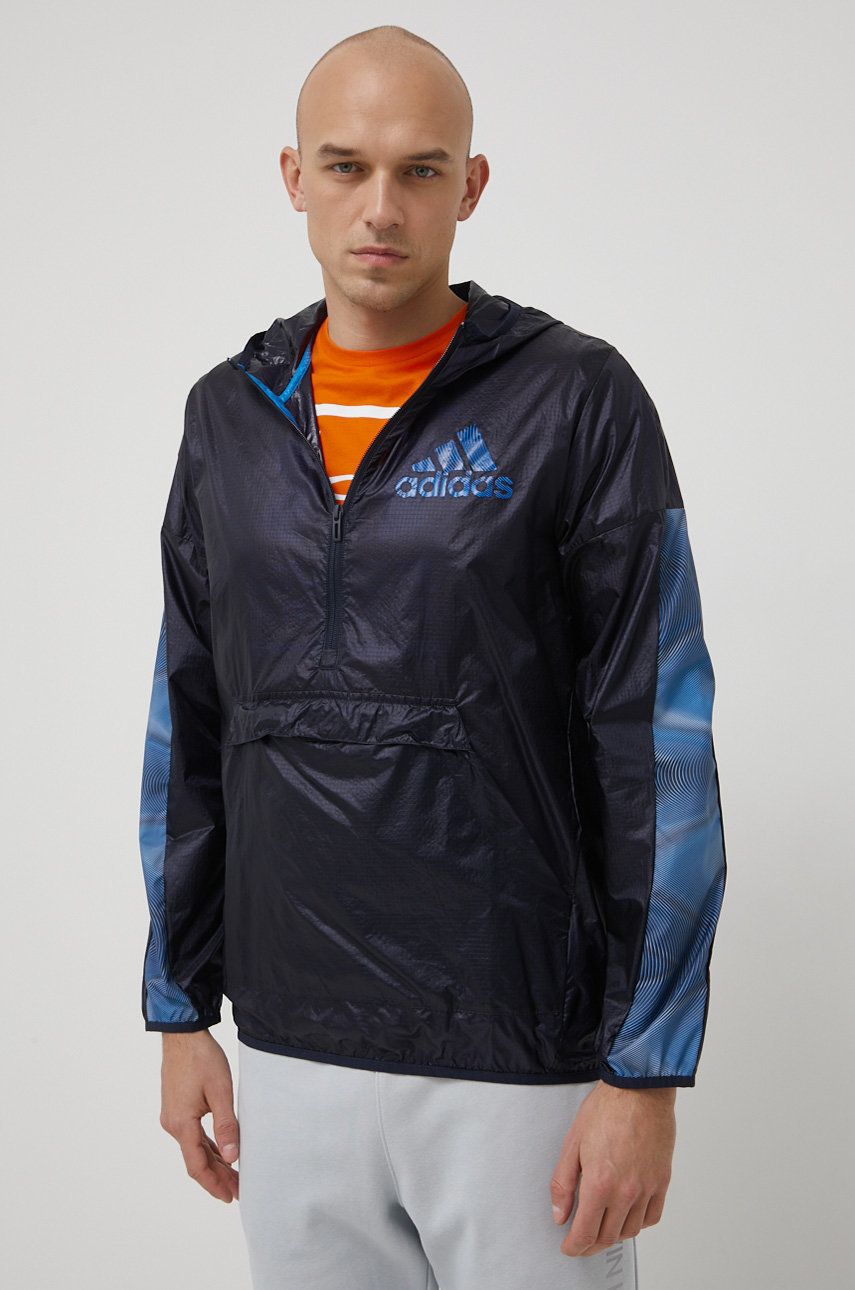 Ветровка adidas Originals adidas Season Windbreaker Oversize Тъмно синьо | HD4335, 0