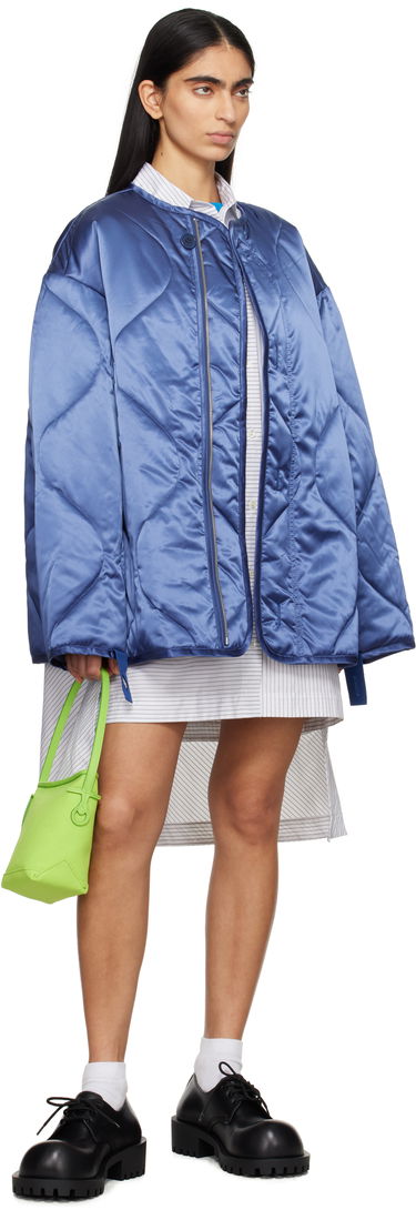Пухо яке JW Anderson JW Anderson Oversized Quilted Jacket Синьо | JK0374-PG1680, 3