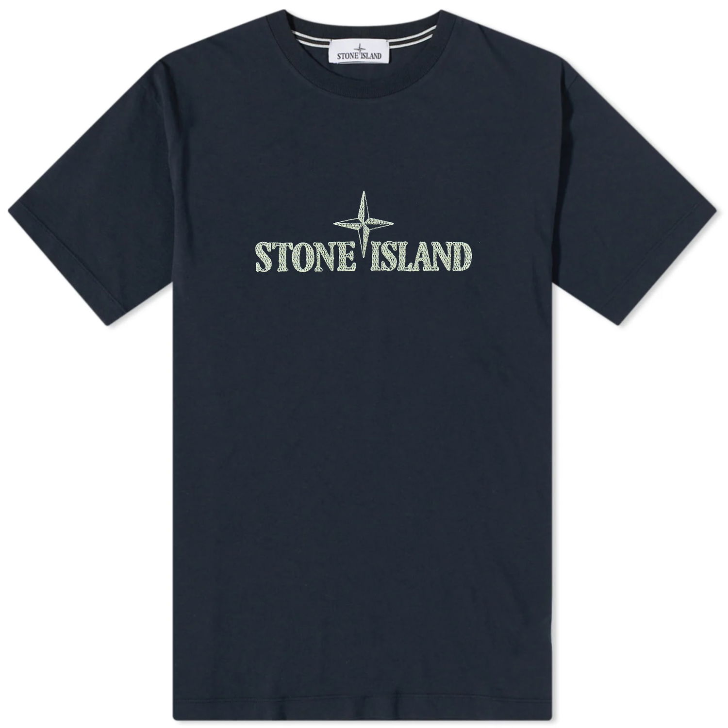 Тениска Stone Island Stitches Logo Sleeve Tee Тъмно синьо | 781521579-V0020, 0