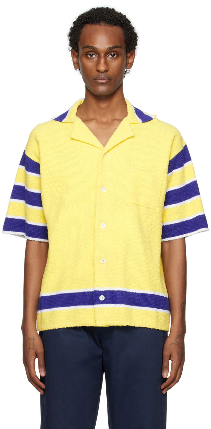 Риза Marni Stripe Shirt Жълто | CUMG0007Q0 UFC206, 0