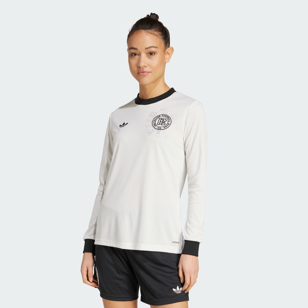 Фланелка adidas Performance Germany Anniversary Long Sleeve Jersey Бяло | JY0282, 0
