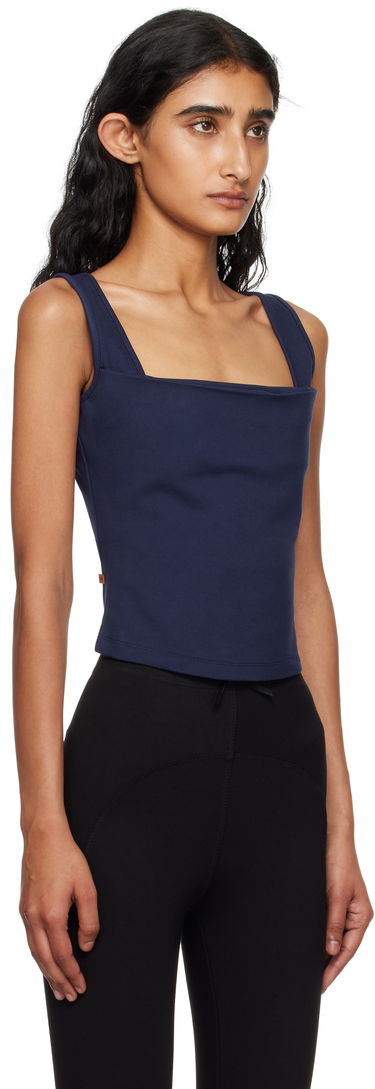 Потник Miaou Miaou Luna Square Neck Tank Top Тъмно синьо | 7110PONNVY, 1