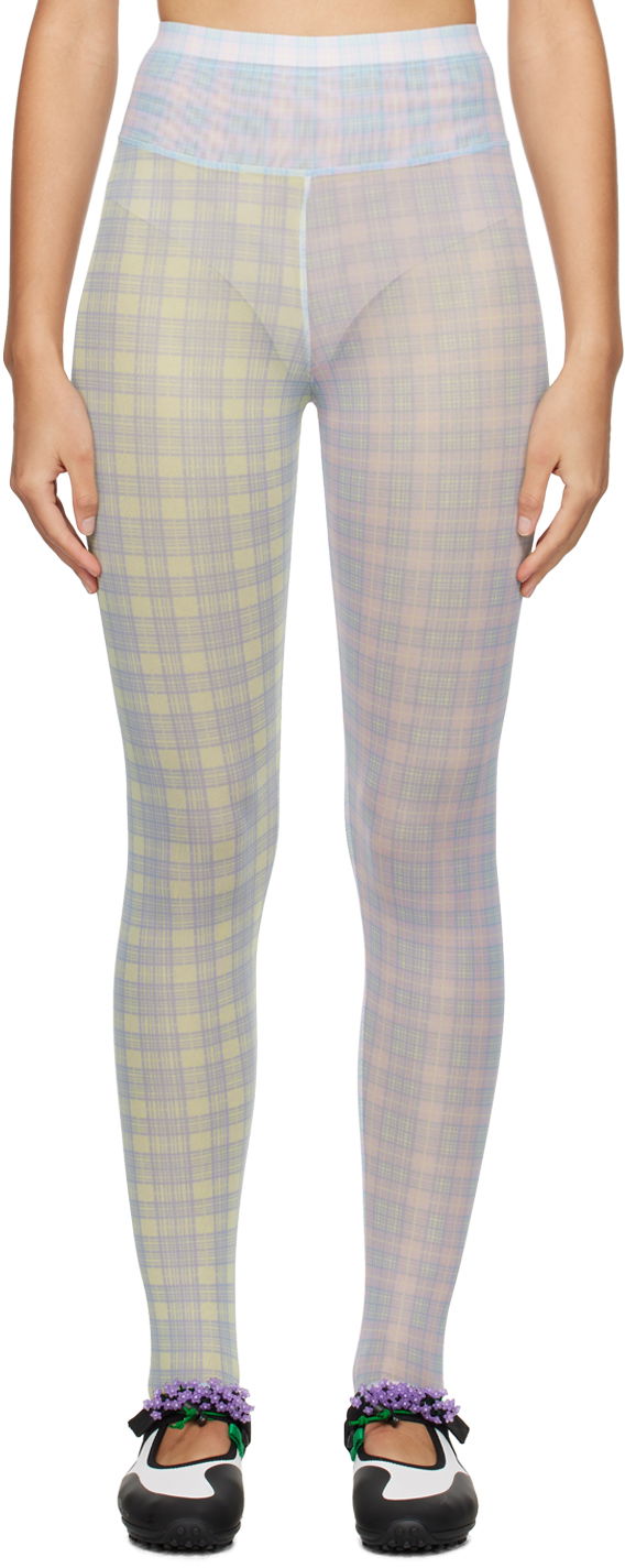 Чорапи Chopova Lowena Plaid Leggings Многоцветен | 4094