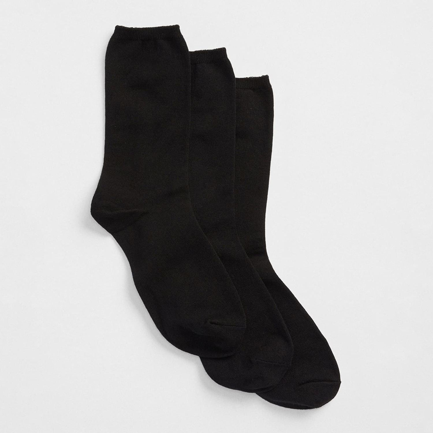 Чорапи GAP Socks Crew Socks 3-Pack Black Черно | 282680-01, 0