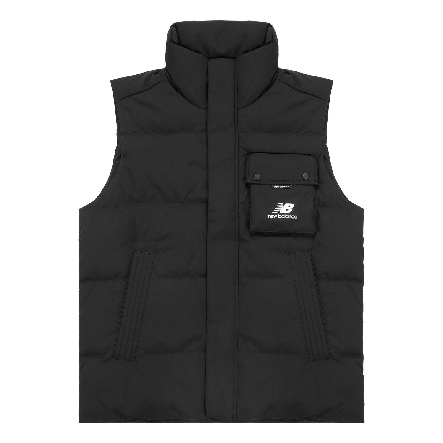 Жилетка New Balance Men's Windproof Puffer Vest Черно | AMV14310-BK, 0