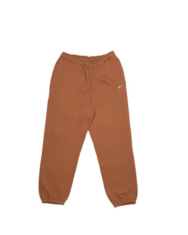 Спортни панталони Nike Solo Swoosh Fleece Кафяво | CW5565-270, 0