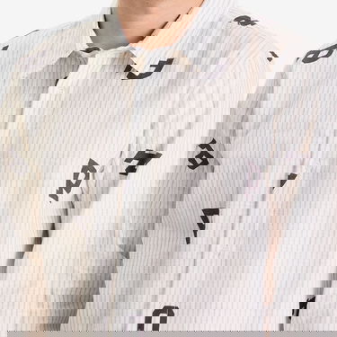 Риза Pop Trading Company Pop Trading Company Letters Striped Shirt, Size Large Бяло | POPSS25-03-007, 5
