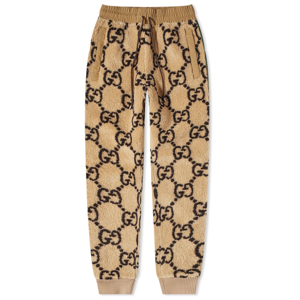 Спортни панталони Gucci Jumbo GG Fleece Pant Бежово | 715233-XJETP-2066, 0