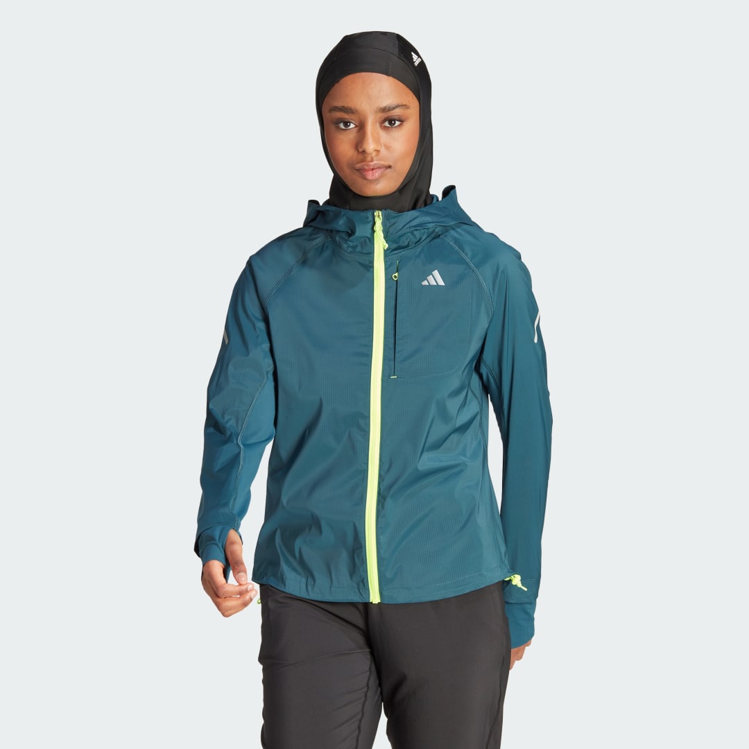 Яке adidas Originals Fast Running Jacket Зелено | IM2459, 1