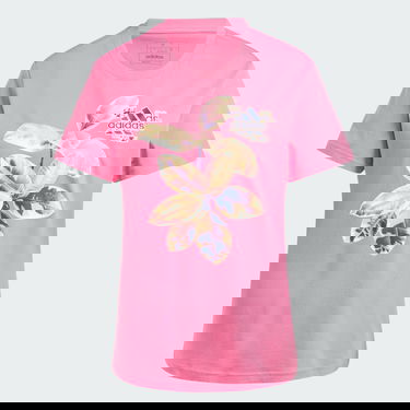 Тениска adidas Performance Beach Graphic T-Shirt Розово | IN6453, 2