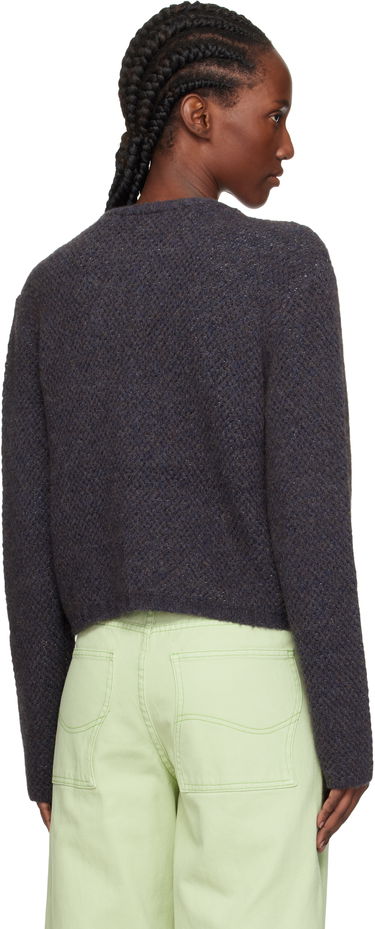 Пуловер Eckhaus Latta Eckhaus Latta Yak Snap Cardigan Тъмно синьо | 8257-EL-PF25-M -, 2