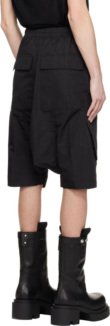 Къси панталони Rick Owens Rick Owens Hollywood Cargo Pods Shorts Черно | RU01E5389 FT, 2