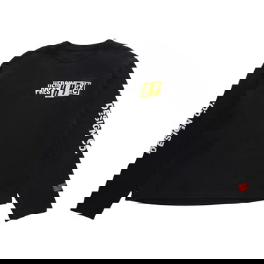 Тениска HERON PRESTON Real Estate Long-Sleeve Tee Черно | HMAB028F22JER0021001, 1