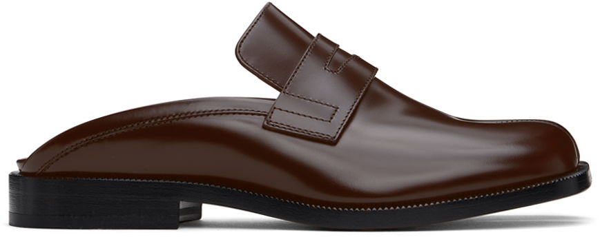 Кецове и обувки Maison Margiela City Loafer Mules Кафяво | S58WP0274 PS679, 0
