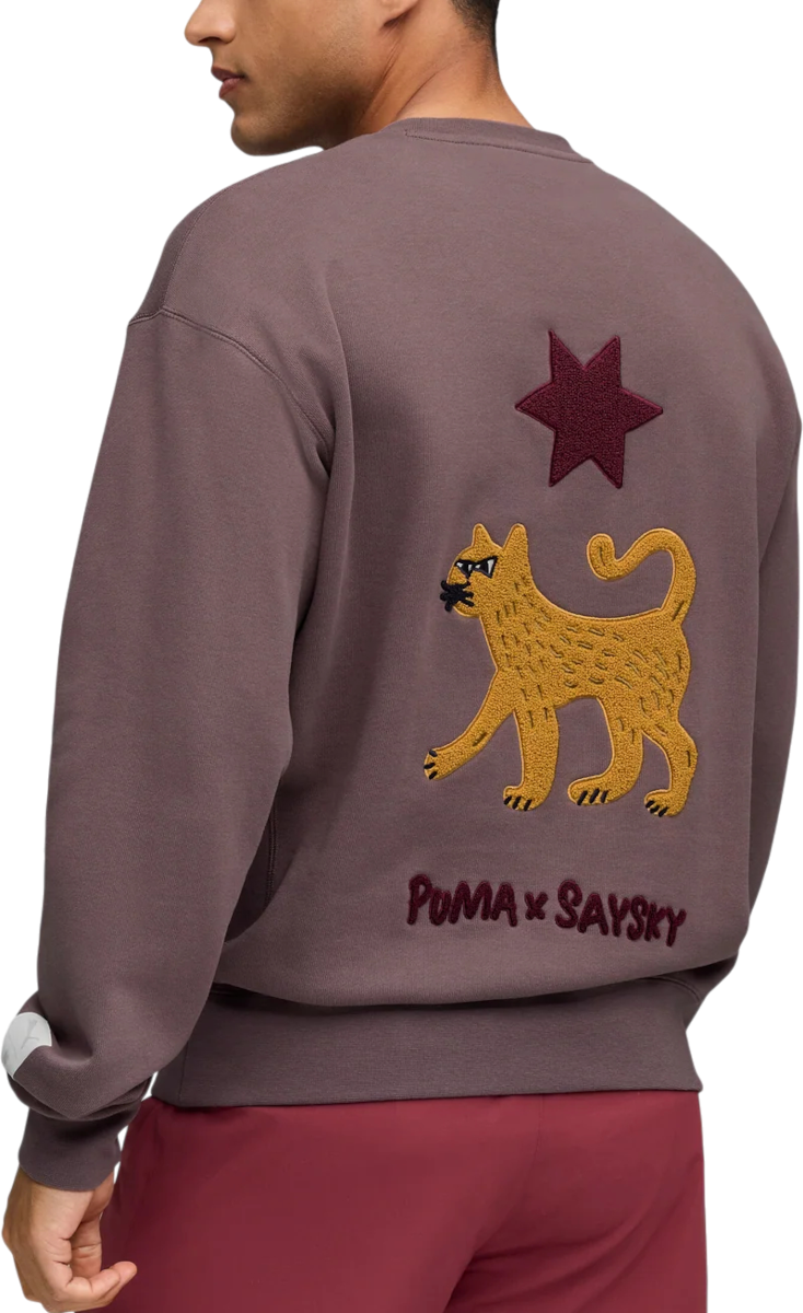 Суитчър Puma Puma x Saysky Crewneck Sweatshirt Лилаво | 527557-88, 1
