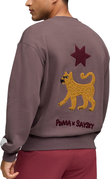 Суитчър Puma Puma x Saysky Crewneck Sweatshirt Лилаво | 527557-88, 1