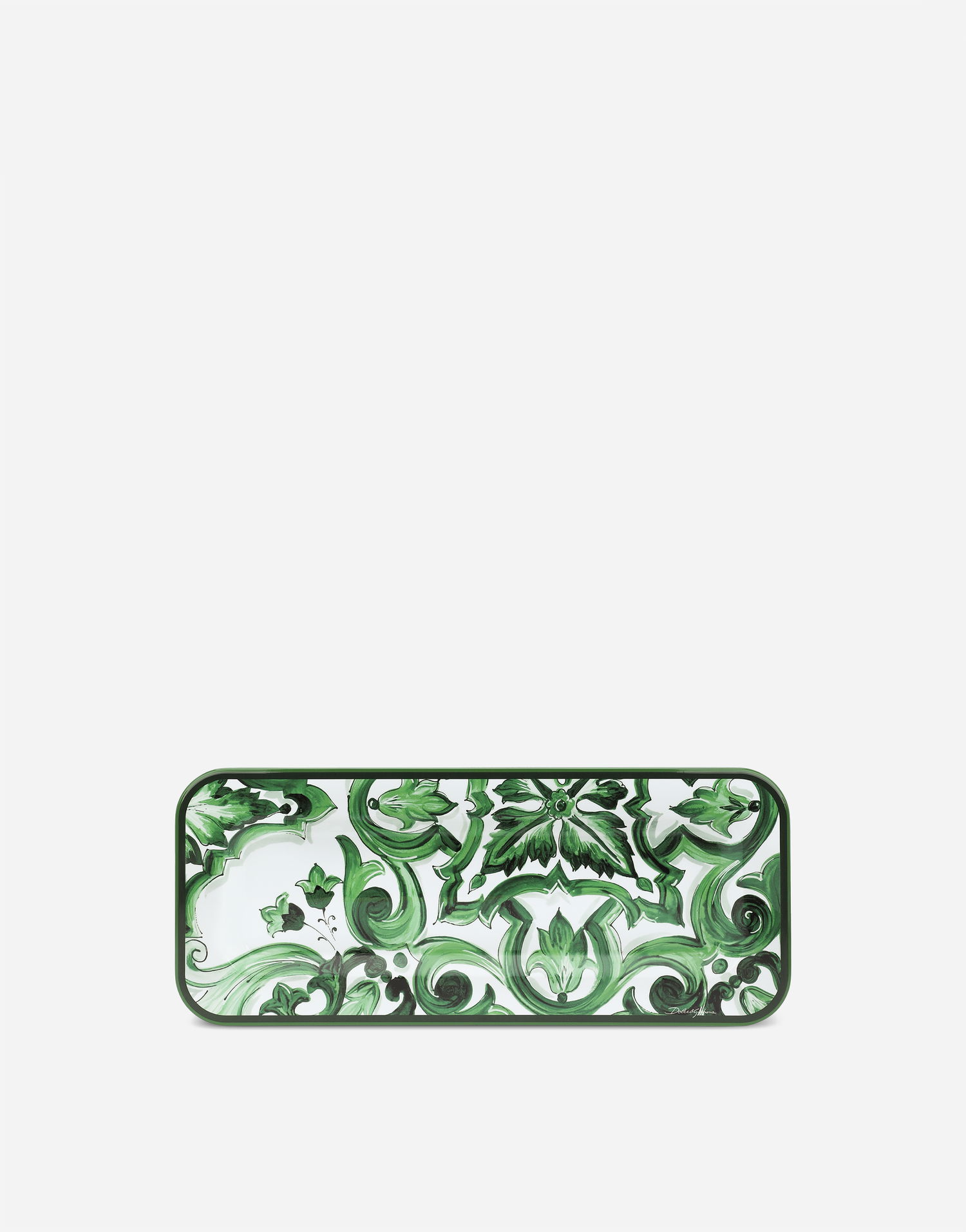 Домашен декор Dolce & Gabbana Dolce & Gabbana Small Rectangular Decorative Tray Зелено | TC0017TCA69UV001, 0