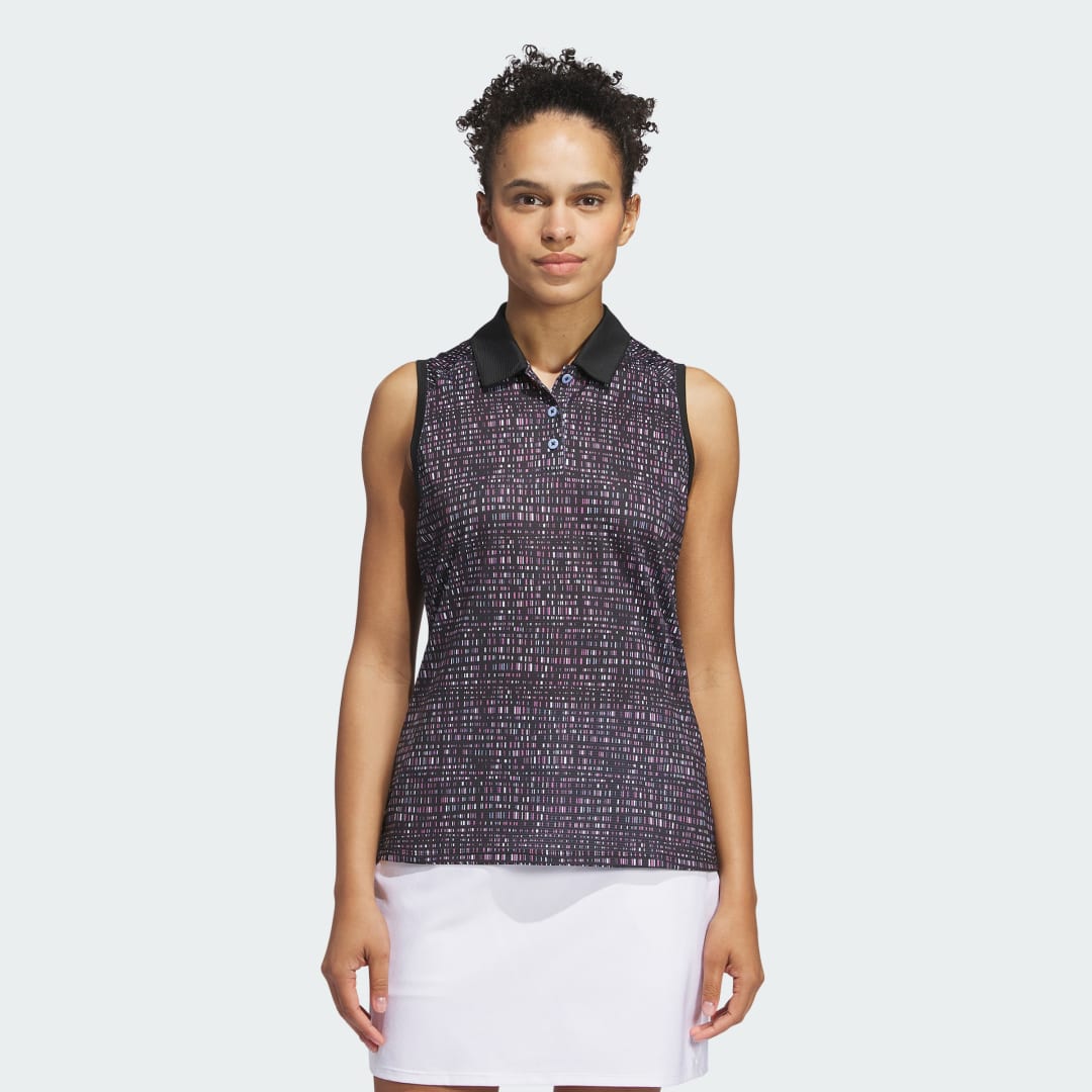 Поло тениска adidas Performance Ultimate365 Sleeveless Printed Golf Polo Многоцветен | IX3661, 0